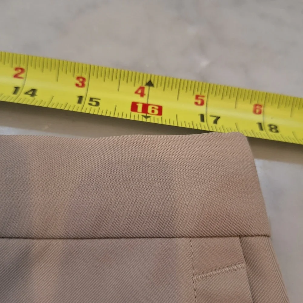 Peter Millar Golf Shorts Sz 36 Tan Khaki Performance Polyester Casual  7